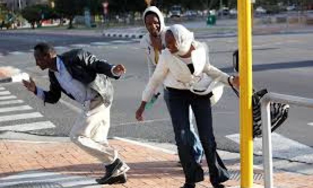 Cape Town Residents Battle With Gale Force Winds