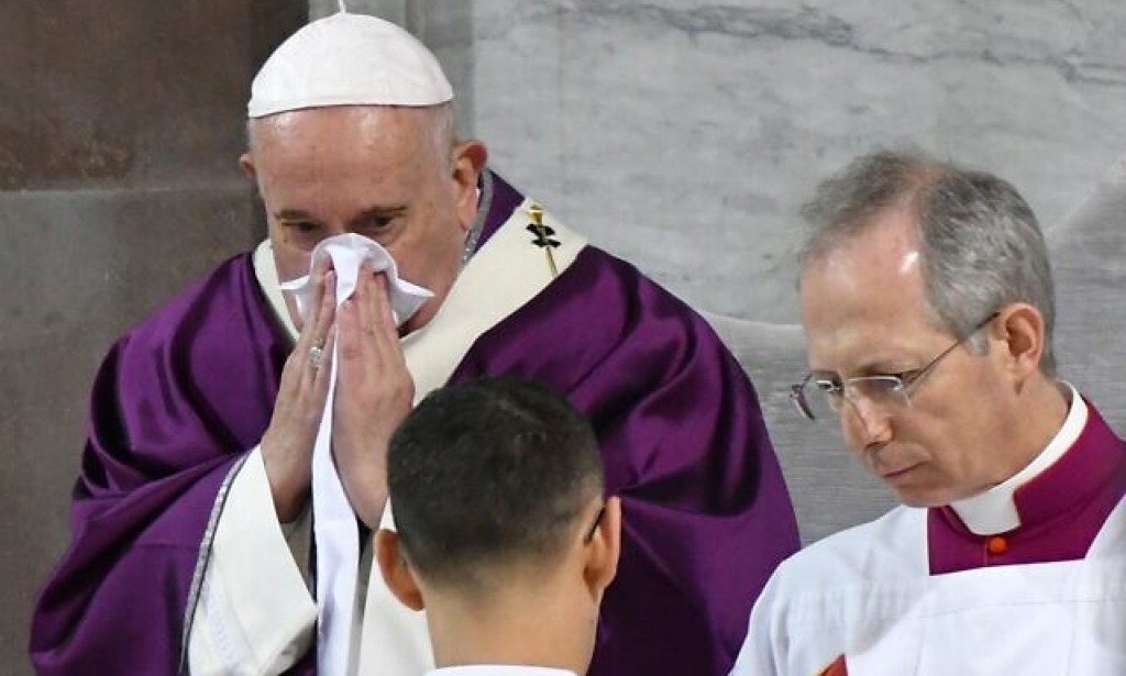 Pope suffering ‘mild ailment,’ after meeting crowds in St Peter's Square in solidarity with those suffering from coronavirus