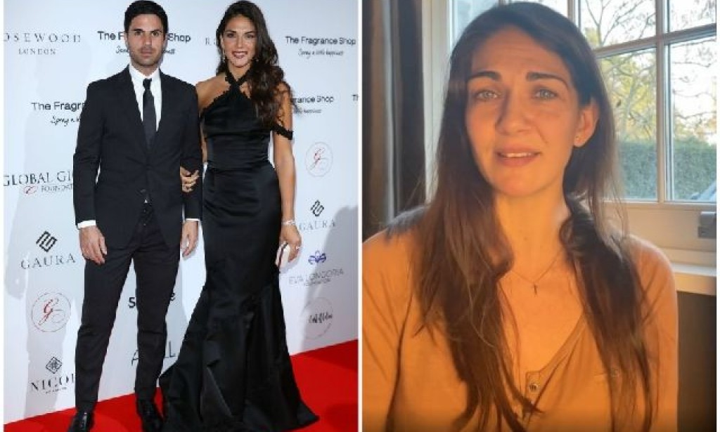 Mikel Arteta’s wife provides update on Arsenal boss after Corona virus diagnosis