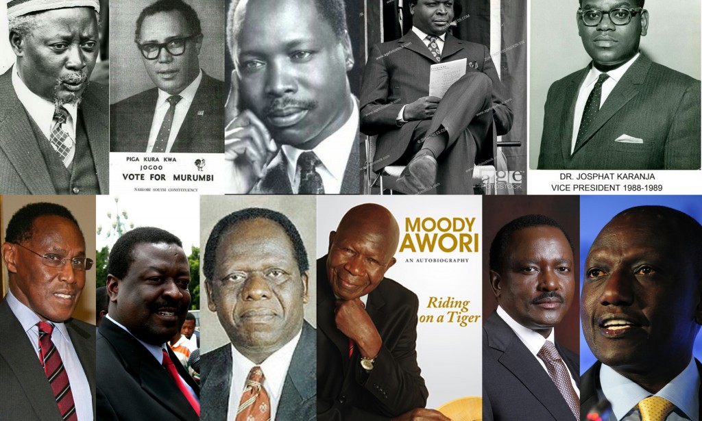 Kenya's ten Vice Presidents so far, and one Deputy President so far