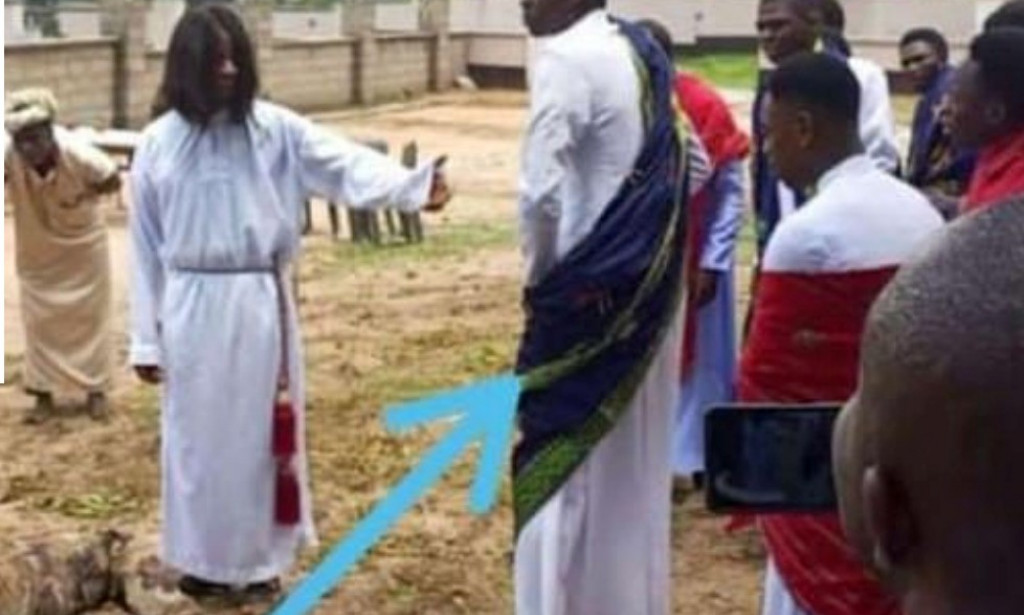 A Nigerian, Sule Ambrose, 25, died during a Good Friday Re-enactment of Jesus' crucifixion